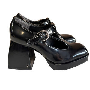 Circus by Sam Edelman Women's Kay, Mary Jane Platform, Black ( Size 9 )